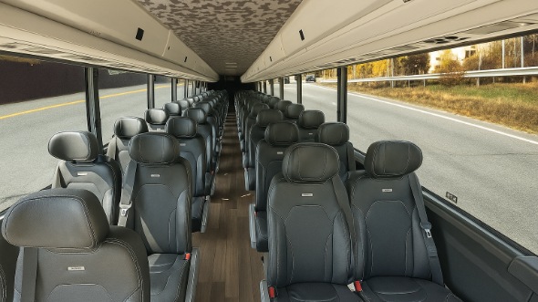 ceres 18 passenger minibus inside