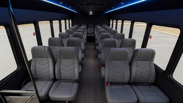 ceres 28 passenger minibus inside