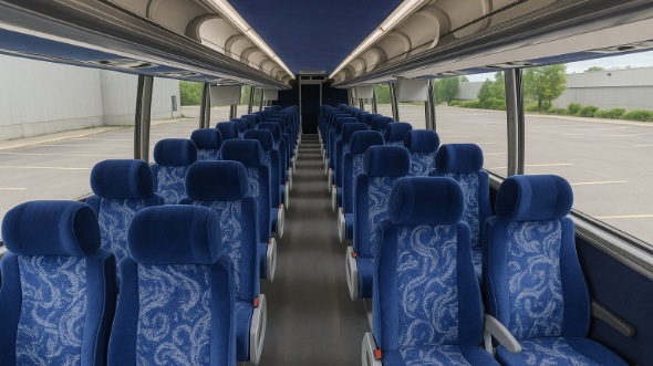 ceres 50 passenger charter bus inside