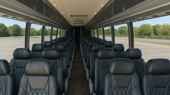ceres 55 passenger charter bus inside