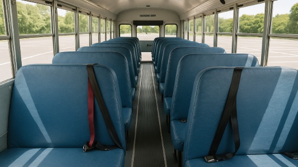 ceres school bus rental interior