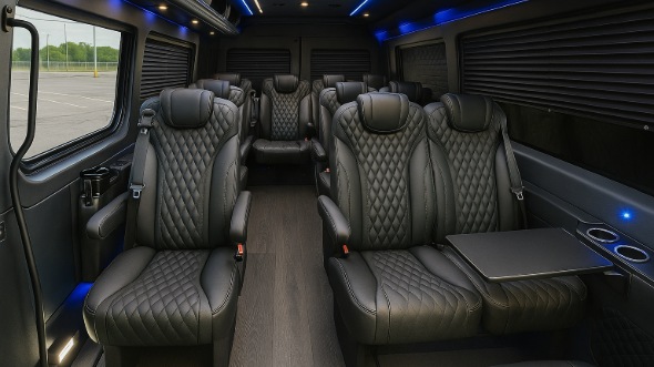 ceres sprinter van with driver inside